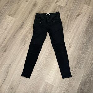 Zara black Denim Skinny Jeans, Size 4